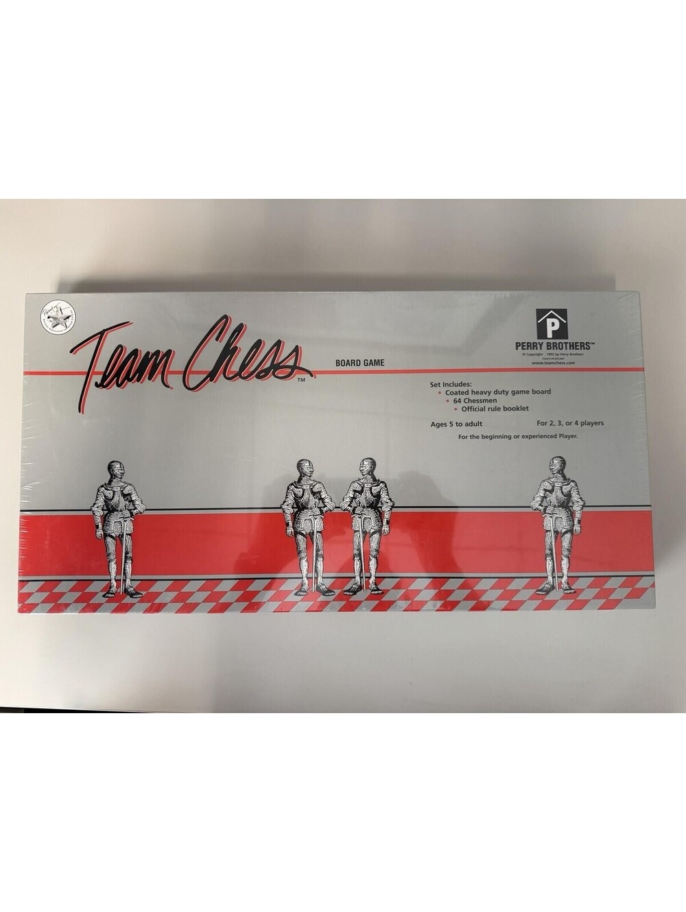 Brand New Sealed Team Chess 2-4 Players Vintage 1992 Perry Brothers Board Game